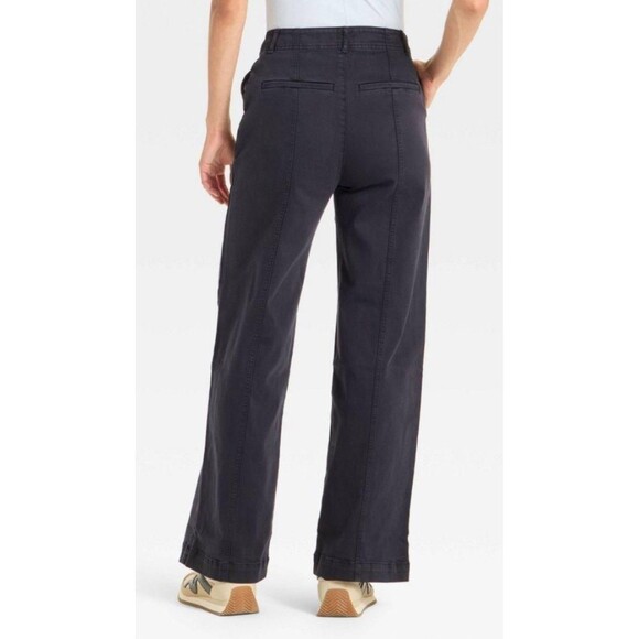 NWT Universal Thread Women's Size 16 Black Sailor Wide Leg Jeans High Rise - Picture 3 of 11